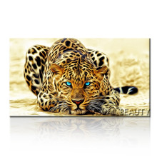 Ideas mágicas del regalo de la pintura del guepardo de oro moderno